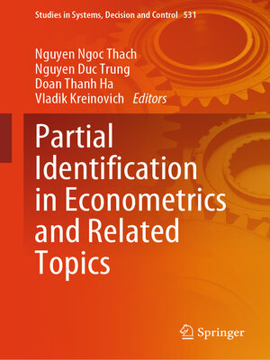 cover image of Partial Identification in Econometrics and Related Topics